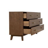 220006-008 : Dresser Duo 6-Drawer Dresser, Walnut