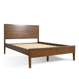 220312-008 : Single Beds Haven Queen Bed, Walnut