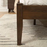 220312-008 : Single Beds Haven Queen Bed, Walnut