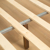 220312-007 : Single Beds Haven Queen Bed, Pecan