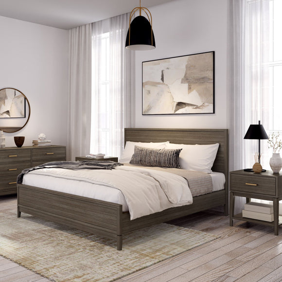221313-151 : Single Beds Contempo King-Size Bed, Clay