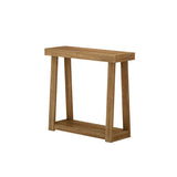 230142-007 : Console Table Classic Console Table with Shelf - 36 inches, Pecan