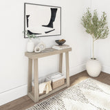 230142-169 : Console Table Classic Console Table with Shelf - 36 inches, Seashell