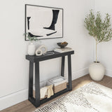 230142-170 : Console Table Classic Console Table with Shelf - 36 inches, Black