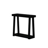 230142-170 : Console Table Classic Console Table with Shelf - 36 inches, Black
