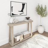 230143-169 : Console Table Classic Console Table with Shelf - 46 inches, Seashell