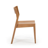 230230-007 : Dining Chair Solid Wood Dining Chair Single, Pecan