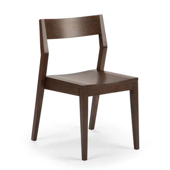 230230-008 : Dining Chair Solid Wood Dining Chair Single, Walnut