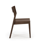 230230-008 : Dining Chair Solid Wood Dining Chair Single, Walnut