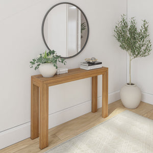 230241-007 : Furniture Modern Console Table - 46 inches, Pecan
