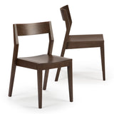 235230-008 : Dining Solid Wood Dining Chair 2 Pack, Walnut