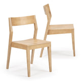 235230-010 : Dining Chair Solid Wood Dining Chair 2 Pack, Blonde