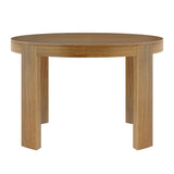 2400306000-007 : Dining Table Contour Round Dining Table (47in x 47in / 1194mm x 1194mm), Pecan