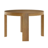 2400306000-007 : Dining Table Contour Round Dining Table (47in x 47in / 1194mm x 1194mm), Pecan