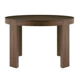 2400306000-008 : Dining Table Contour Round Dining Table (47in x 47in / 1194mm x 1194mm), Walnut