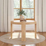 2400306000-010 : Dining Table Contour Round Dining Table (47in x 47in / 1194mm x 1194mm), Blonde