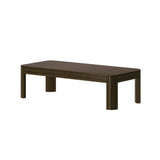 2400508001-008 : Coffee Table Modern Rounded Rectangular Coffee Table (54in x 24in / 1370mm x 610mm), Walnut