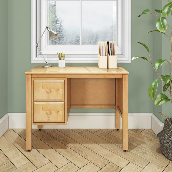 2445-001 : Furniture Small 2 Drawer Desk, Natural