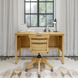 2453-001 : Furniture Large Study Desk, Natural
