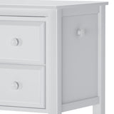 2454-002 : Furniture Large 2 Drawer Desk, White
