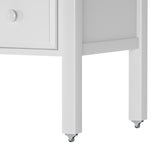 2454-002 : Furniture Large 2 Drawer Desk, White