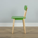 2511-104 : Furniture Chair, Green/Natural