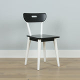 2512-130 : Furniture Chair, Black/White