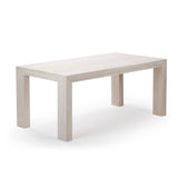 2700301000-153 : Dining Table Modern Rectangular Dining Table (72in / 1830mm), White Sand Wirebrush