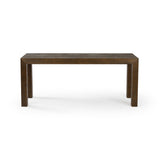 2700301000-198 : Dining Table Modern Solid Wood Dining Table, Walnut Wirebrush