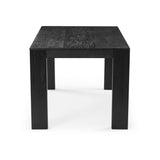 2700303000-190 : Dining Table Modern Rectangular Dining Table (94in / 2388mm), Black Wirebrush