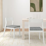270031600218 : Dining Chair Dining Chair Frame (1 Pack), White with Slate Cushion