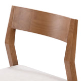 270031600705 : Dining Chair Dining Chair Frame (1 Pack), Pecan with Cream Cushion