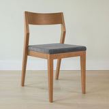 270031600721 : Dining Chair Dining Chair Frame (1 Pack), Pecan with Graphite Cushion