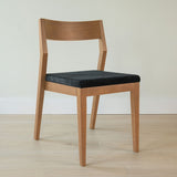 270031600734 : Dining Chair Dining Chair Frame (1 Pack), Pecan with Onyx Cushion