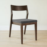 270031600821 : Dining Chair Dining Chair Frame (1 Pack), Walnut with Graphite Cushion