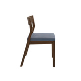 270031600821 : Dining Chair Dining Chair Frame (1 Pack), Walnut with Graphite Cushion
