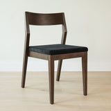 270031600834 : Dining Chair Dining Chair Frame (1 Pack), Walnut with Onyx Cushion