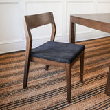 270031600834 : Dining Chair Dining Chair Frame (1 Pack), Walnut with Onyx Cushion