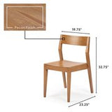 2700320000-007 : Dining Chair Modern Dining Chair (1 pack), Pecan