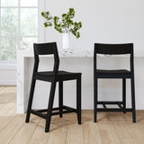 2700323000-170 : Counter Chair Modern Counter Height Chair (38in), Black