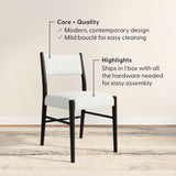 2700333000-410 : Dining Chair Brio Dining Chair, Black/Ivory