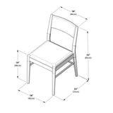 2700333000-414 : Dining Chair Brio Dining Chair, Blonde/Ivory