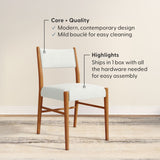 2700333000-417 : Dining Chair Brio Dining Chair, Pecan/Ivory