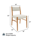 2700333000-417 : Dining Chair Brio Dining Chair, Pecan/Ivory
