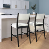 2700334000-410 : Counter Chair Brio Counter Height Stool, Black/Ivory
