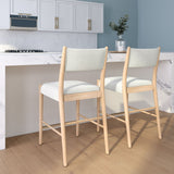 2700334000-414 : Counter Chair Brio Counter Height Stool, Blonde/Ivory
