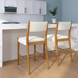 2700334000-417 : Counter Chair Brio Counter Height Stool, Pecan/Ivory
