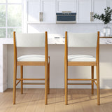 2700334000-417 : Counter Chair Brio Counter Height Stool, Pecan/Ivory