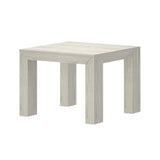 2700511000-153 : Side Table Modern Square Corner Table  (32in x 32in / 810mm x 810mm), White Sand Wirebrush