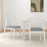 272031600218 : Dining Chair Dining Chair Frame (2 Pack), White with Slate Cushion